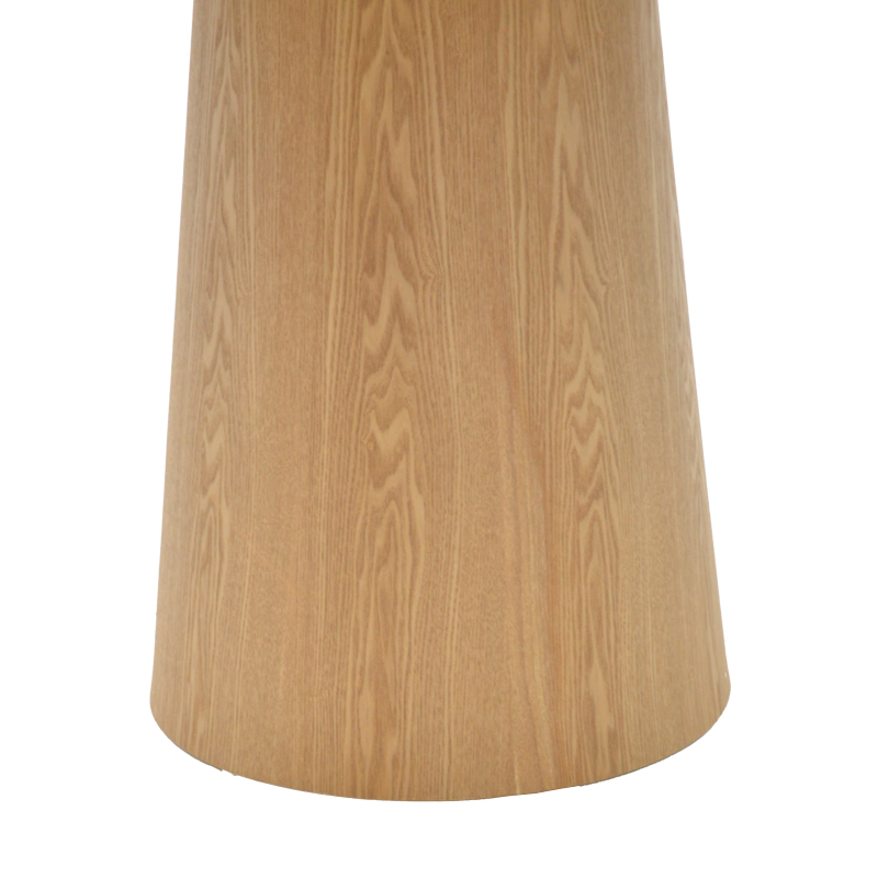 Τραπέζι Kayano pakoworld mdf σε φυσική απόχρωση Φ120x72εκ - Image 2