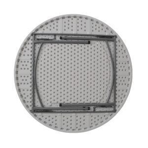 Τραπέζι μονοκόμματο catering-συνεδρίου Comfort pakoworld λευκό στρόγγυλο Φ150x74εκ