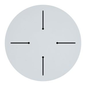 Επιφάνεια τραπεζιού Fervor pakoworld HPL ivory Φ69εκ πάχους 12mm