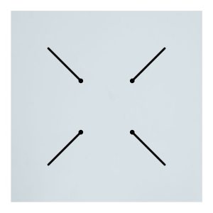 Επιφάνεια τραπεζιού Fervor pakoworld HPL ivory 70x70εκ πάχους 12mm