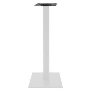 Βάση τραπεζιού bar Staid pakoworld μεταλλική λευκή-μαύρη 40x40x94εκ