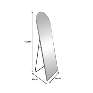 Καθρέπτης Lorens pakoworld αλουμίνιο σε χρυσή απόχρωση 46x40x150εκ