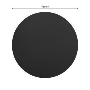 Επιφάνεια τραπεζιού Sensie pakoworld τ.Werzalit ανθρακί Φ60εκ