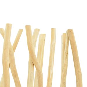 Διακοσμητικό δαπέδου Jati pakoworld teak ξύλο σε φυσική απόχρωση 60x20x190εκ