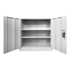 Μεταλλικό ντουλάπι Armon pakoworld ανοιχτό γκρι 90x45x90εκ