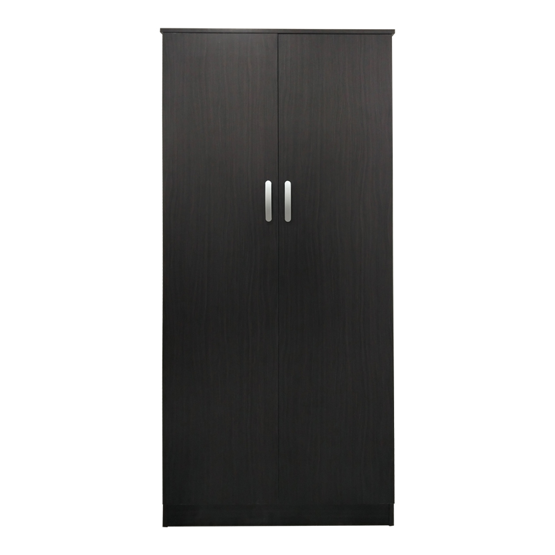 Ντουλάπα δίφυλλη Athos pakoworld σε wenge απόχρωση 80x42x180εκ - Image 3