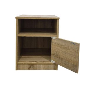 Κομοδίνο Lenea pakoworld sonoma 40x40x50εκ