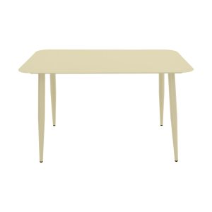 Τραπέζι Vista pakoworld αλουμίνιο σε σαμπανί απόχρωση 120x70x72εκ