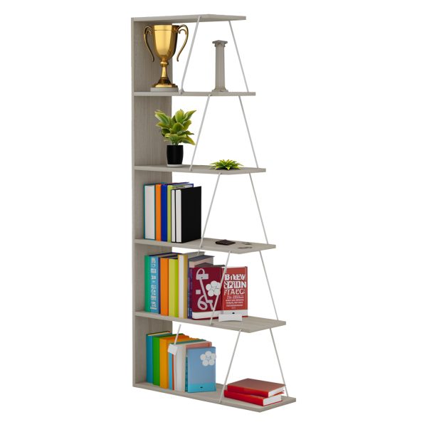 bibliothiki-melaminis-sonoma-leyko-fb922