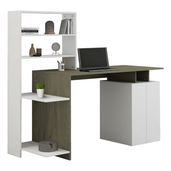 grafeio-me-bibliothiki-melamini-olive-gr