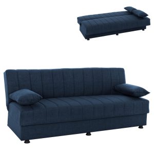 ΚΑΝΑΠΕΣ ΚΡΕΒΑΤΙ ANDRI ΤΡΙΘΕΣΙΟΣ ΜΠΛΕ HM3239.07 180x83x74Y εκ.