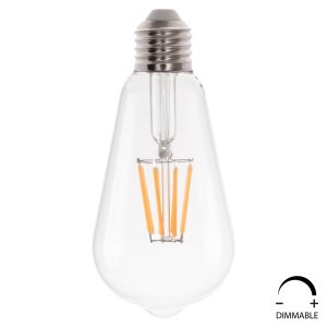 ΛΑΜΠΤΗΡΑΣ HM4188.01 LED FILAMENT 8W E27 DIMMABLE 2700K ΔΙΑΦΑΝΟΣ
