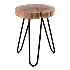 ΤΡΑΠΕΖΑΚΙ ΣΑΛΟΝΙΟΥ OSLO HM8208.11 ΑΠΟ ΜΑΣΙΦ ΚΟΡΜΟ ΑΚΑΚΙΑΣ 35X35X46Υ