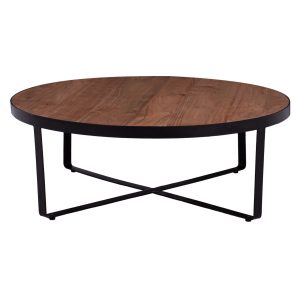 ΤΡΑΠΕΖΙ ΣΑΛΟΝΙΟΥ ATHARVA ΑΠΟ ΜΑΣΙΦ ΞΥΛΟ ΑΚΑΚΙΑΣ HM8461.11 Φ100x36Υ εκ.